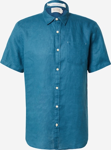 SCOTCH & SODA Regular fit Button Up Shirt in Blue: front