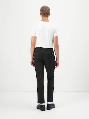 JACK & JONES - regular Pantalón chino 'JPSTOLLIE CONNOR' en negro