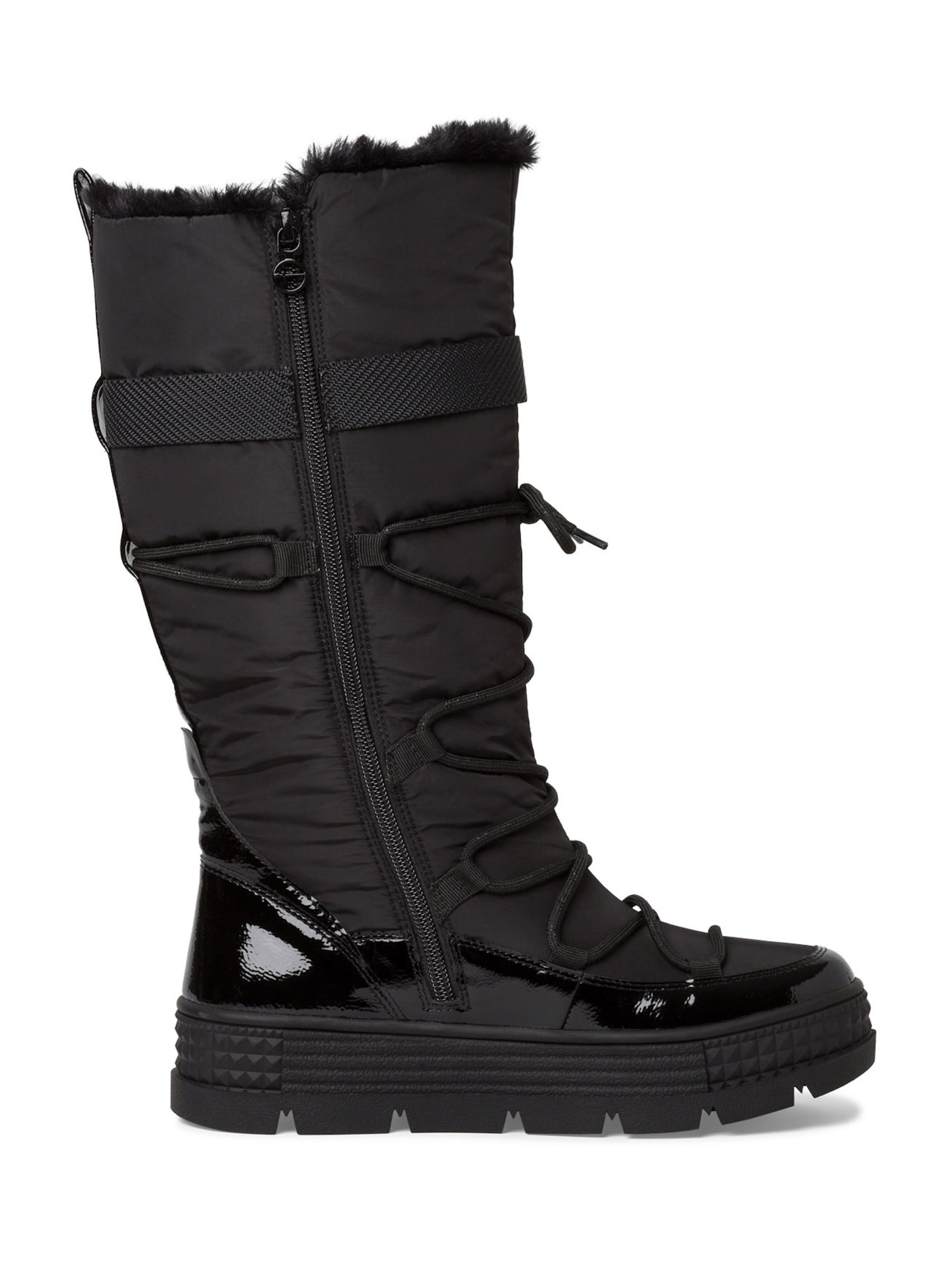 Ladies black deals snow boots