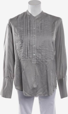 120% Lino Bluse / Tunika S in Grau: predná strana