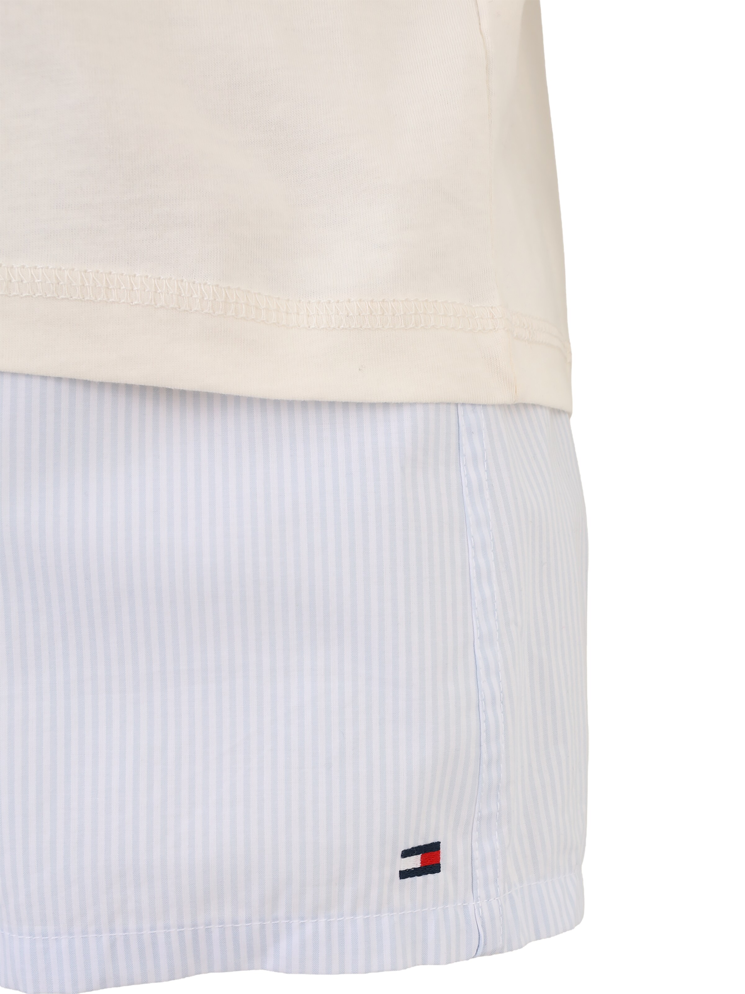 Pyjama court 'Heritage' Tommy Hilfiger Underwear en blanc