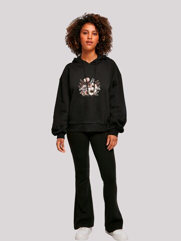 Sweat-shirt 'Blumenstrauß Boho' F4NT4STIC en noir