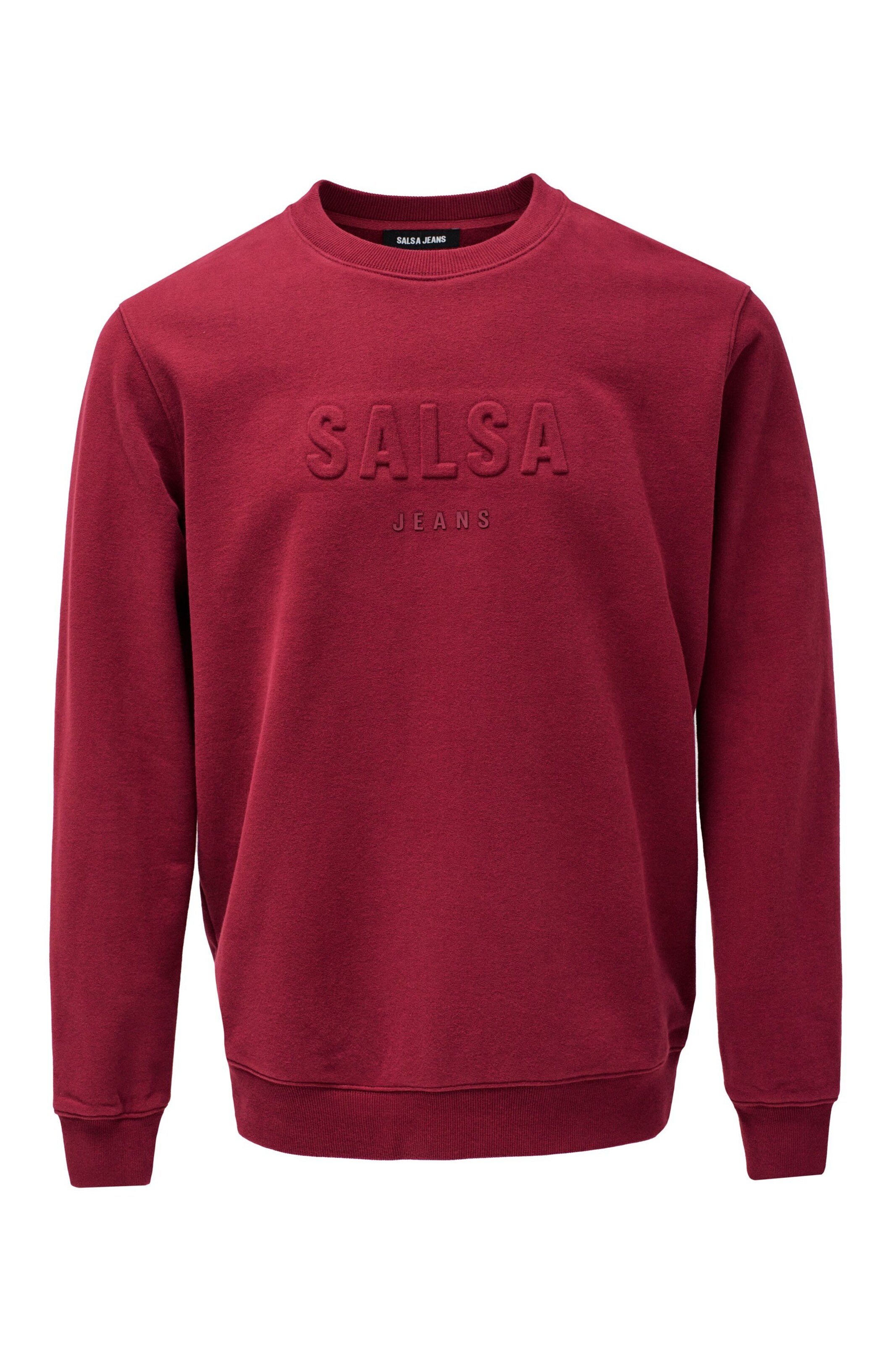 Salsa Jeans Sweatshirt in Rood: voorkant