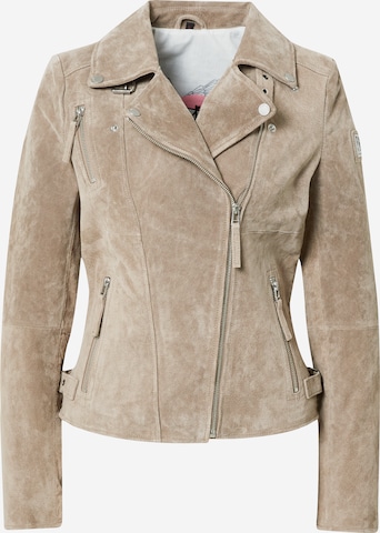 FREAKY NATION Between-Season Jacket in Beige: front