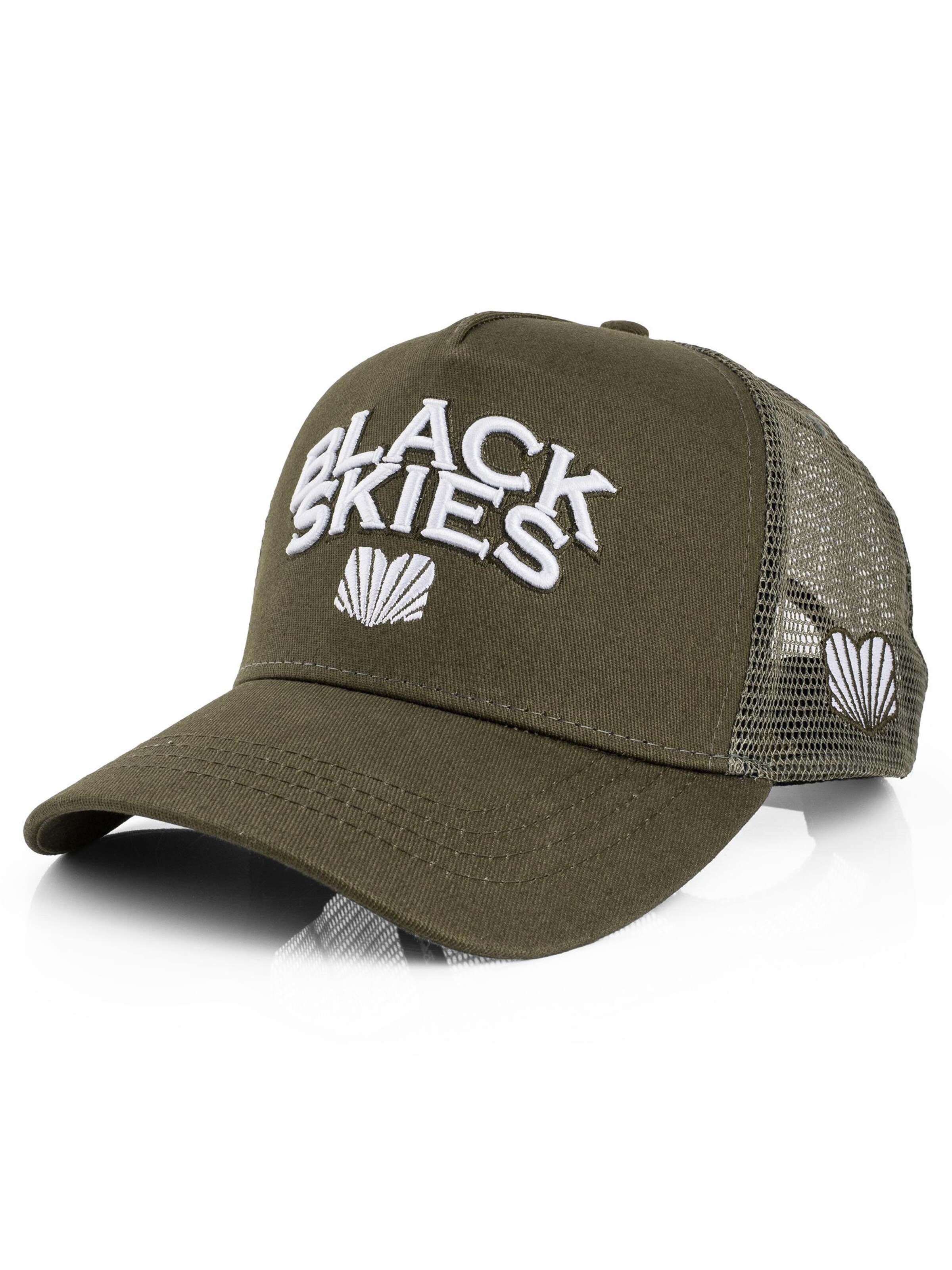 Blackskies Cap‌‌‌ in Grün: Vorderseite