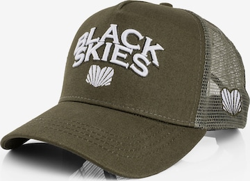 Blackskies Cap in Grün: Vorderseite