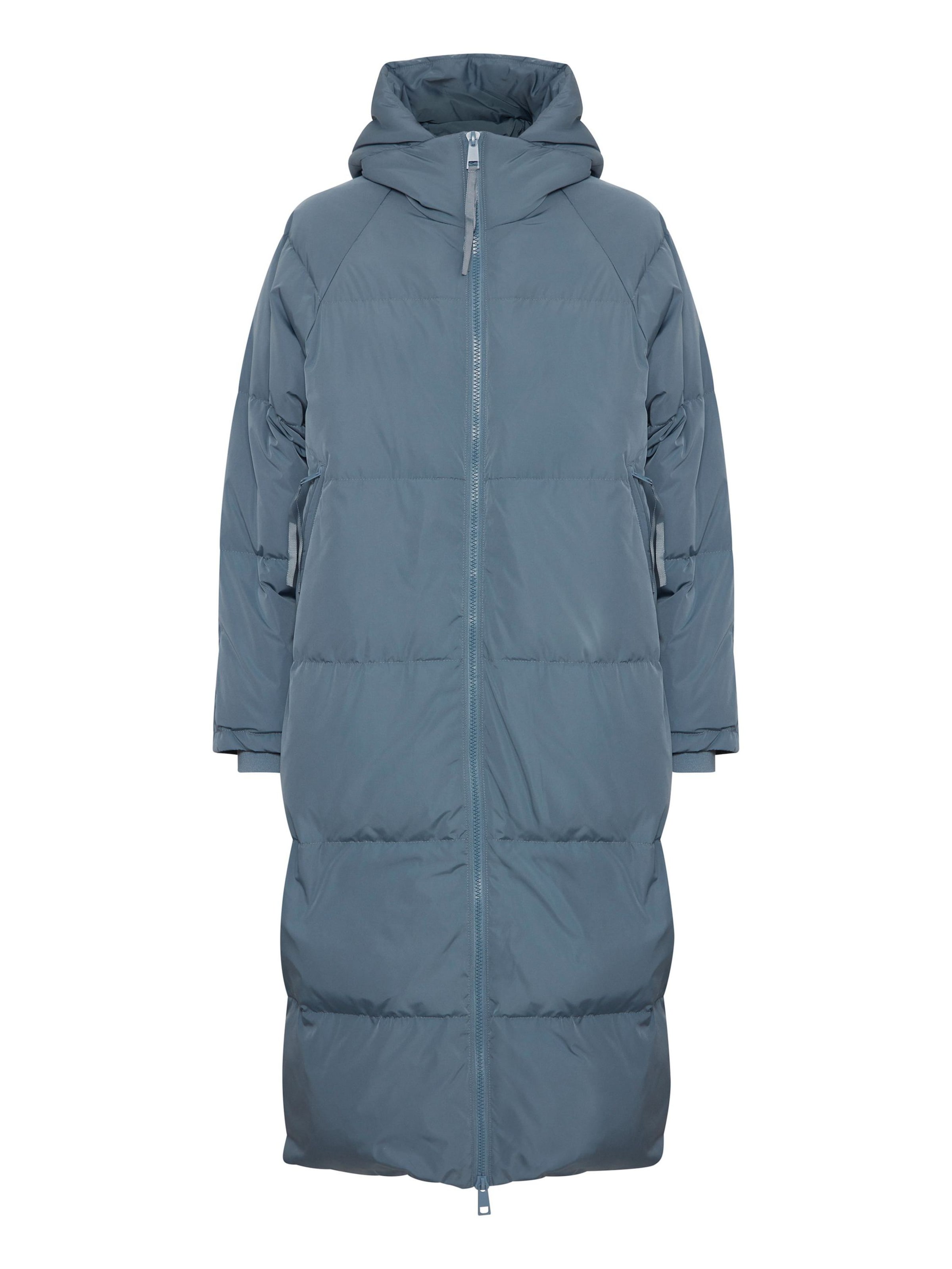 Manteau d’hiver 'BUNALA' ICHI en bleu : devant