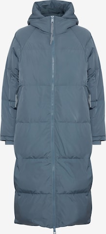 ICHI Vinterfrakke 'BUNALA' i blå: forside