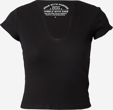 BDG Urban Outfitters - Camiseta 'Nola' en negro: frente