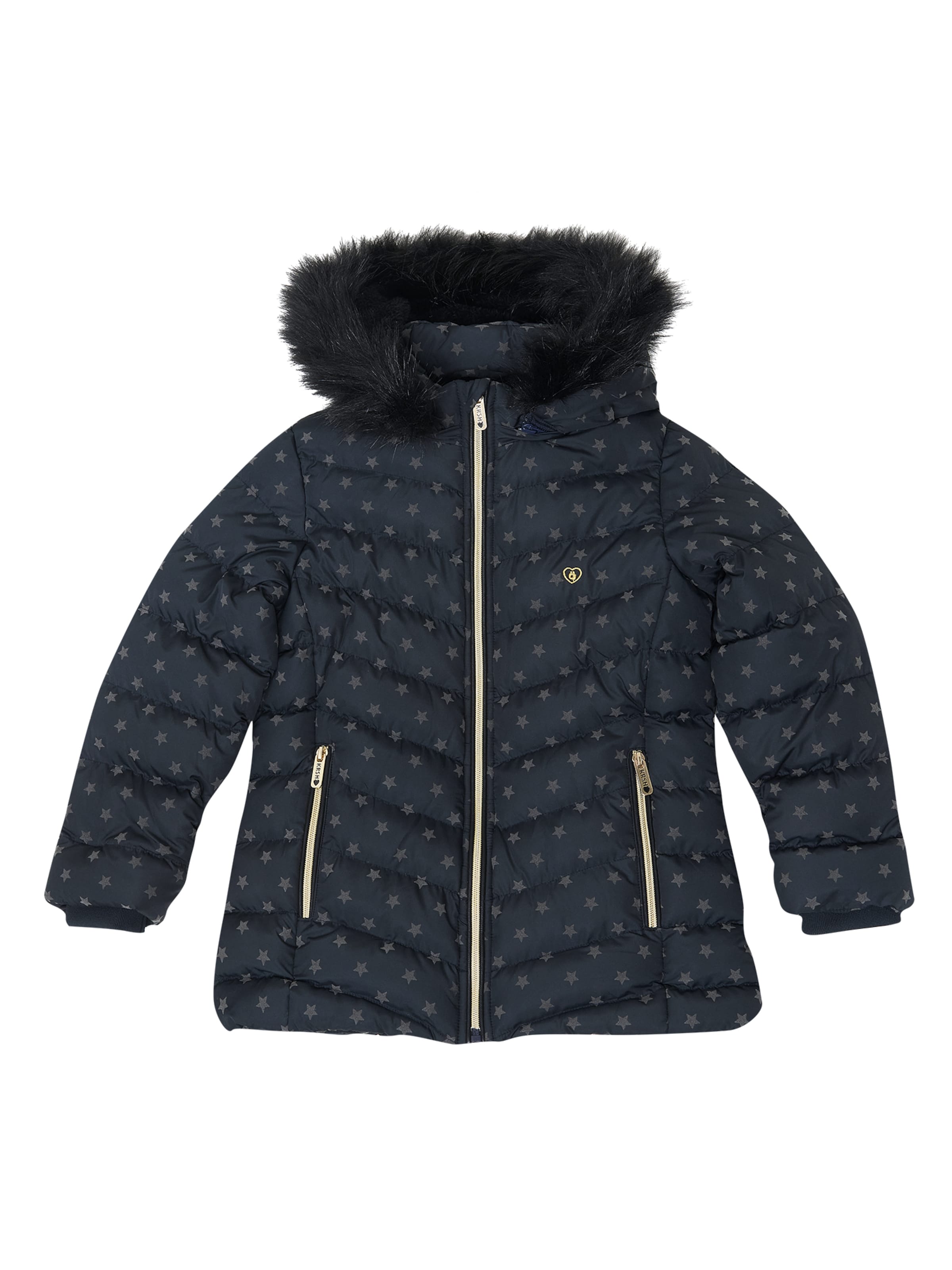 KOROSHI - Chaqueta de entretiempo en azul: frente