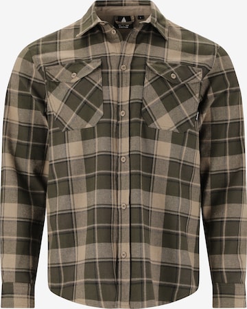 Whistler Athletic Button Up Shirt in Brown: front