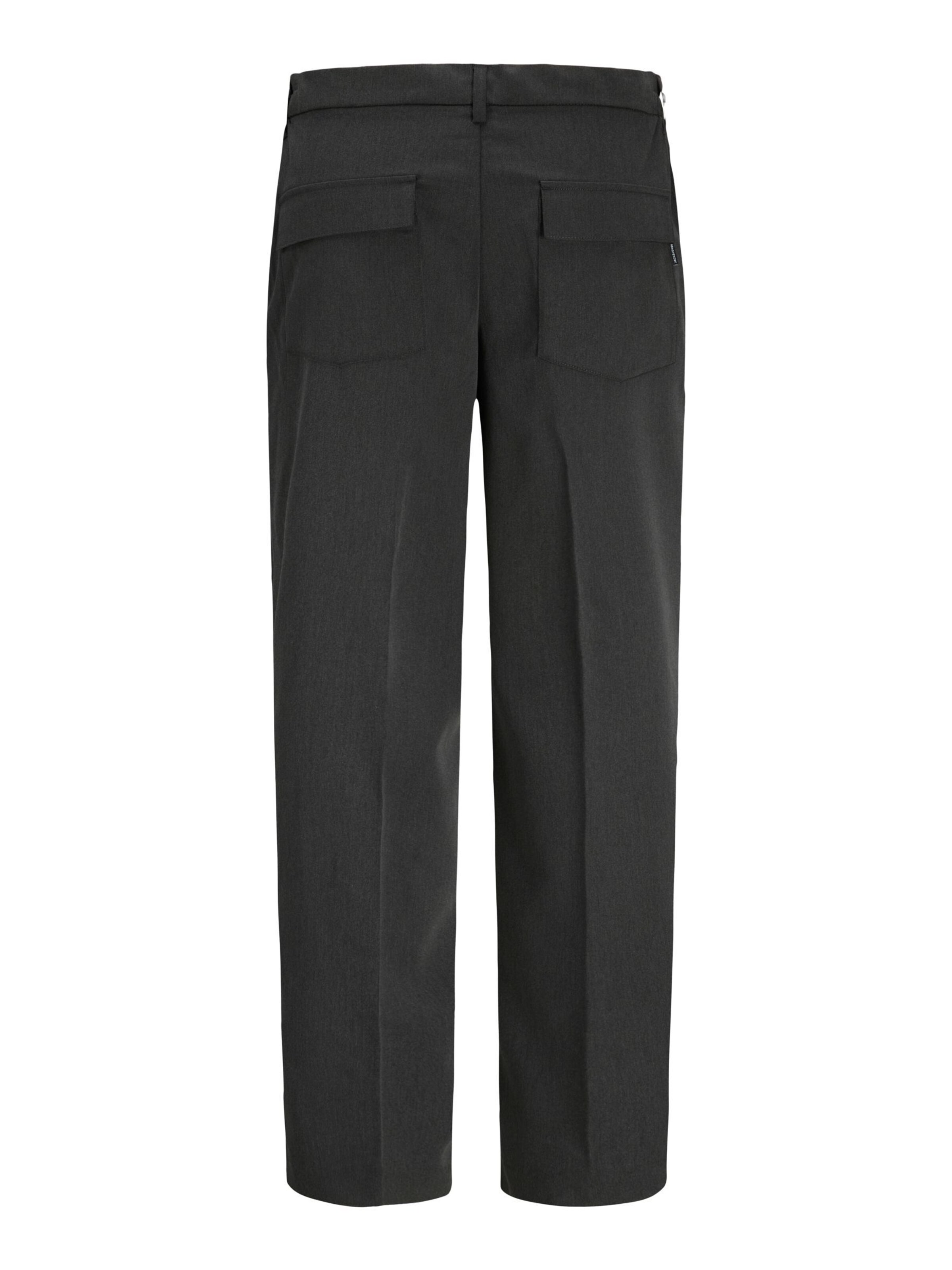 JACK & JONES Loose fit Trousers with creases in Grey