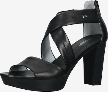 Nero Giardini Strap Sandals in Black: front