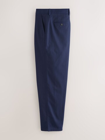 Next Loosefit Bandplooibroek in Blauw
