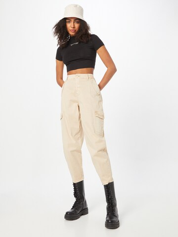 Effilé Pantalon cargo s.Oliver en beige