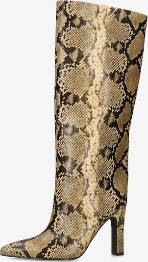 SACHA Stiefel in beige / dunkelbeige, Produktansicht