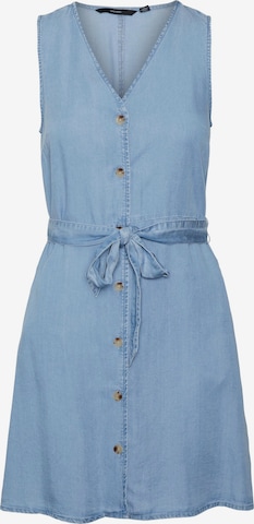 Robe-chemise 'Viviana' VERO MODA en bleu : devant