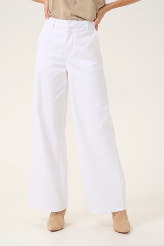 Loosefit Jean Cream en blanc : devant