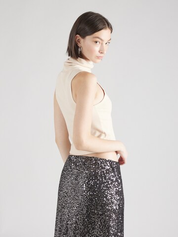 Top in maglia 'SANDRA' di SOMETHINGNEW in beige