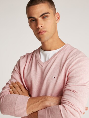 TOMMY HILFIGER Sweater 'ESSENTIAL' in Pink