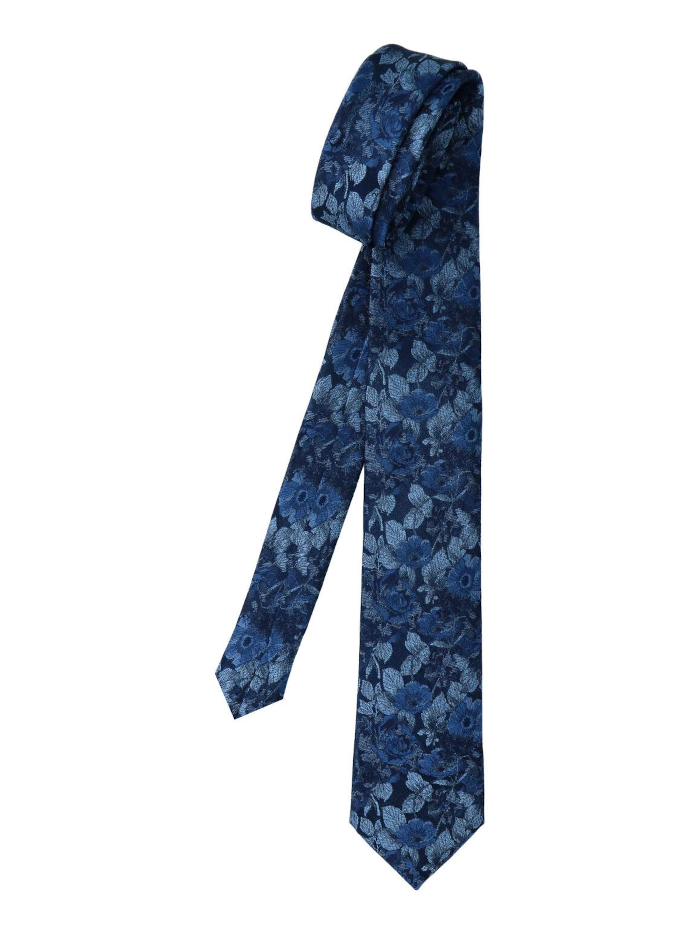 WILLEN Krawatte 'Millefleur'‌‌‌‌‌‌‌‌‌‌ in Blau: Vorderseite