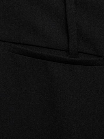 MANGO Regular Pleated Pants 'Checky' in Black
