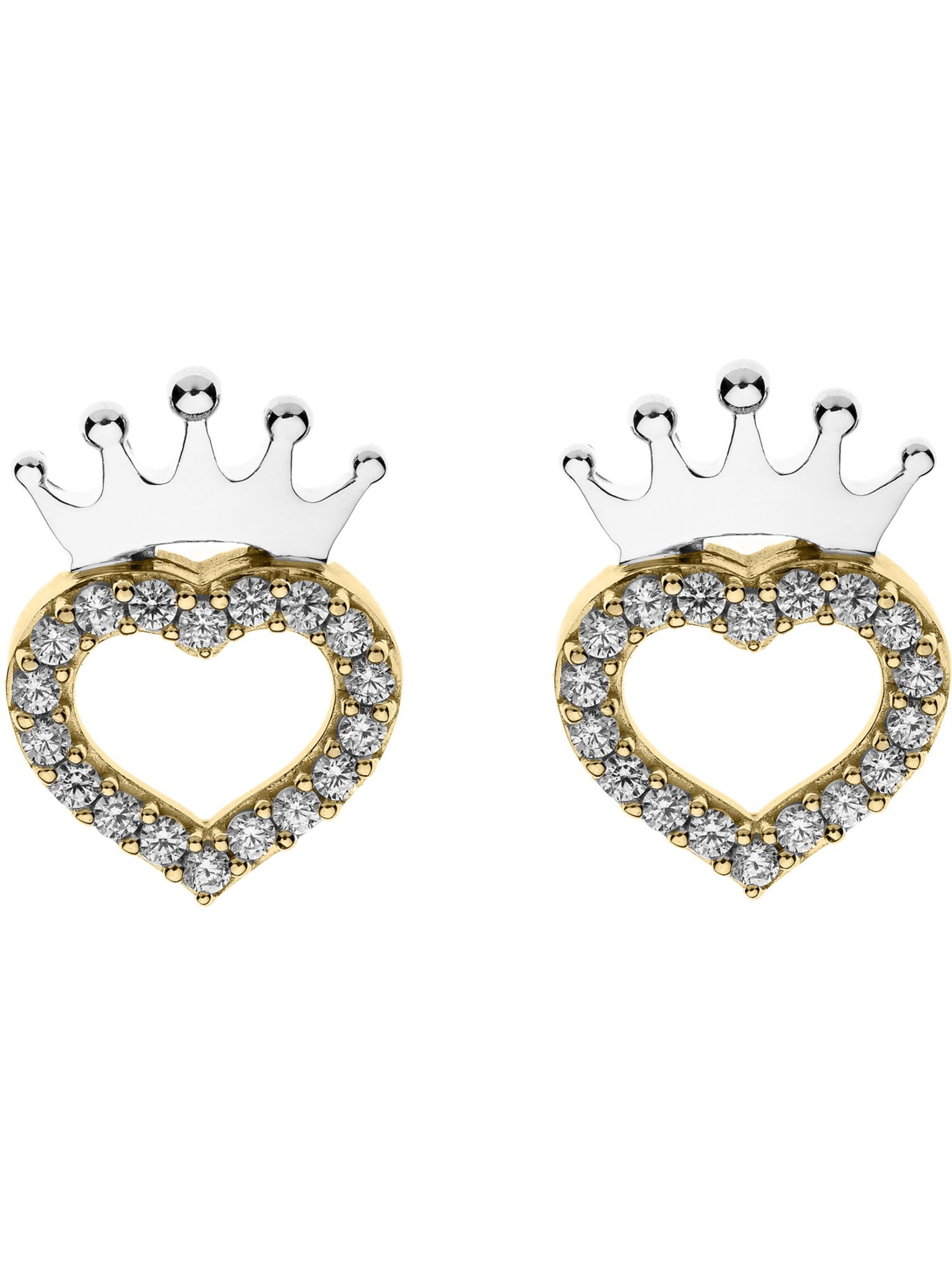 Disney Jewelry Ohrringe in Gold: Vorderseite