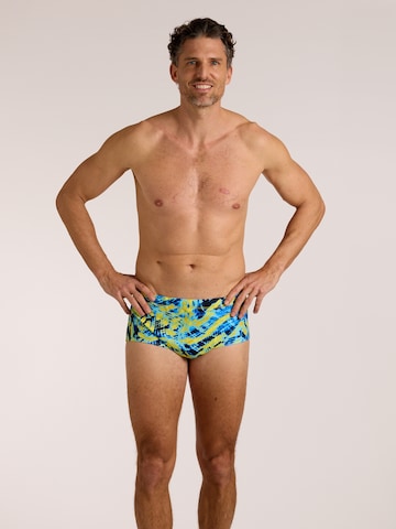 wavebreaker Swim Trunks in Green: front