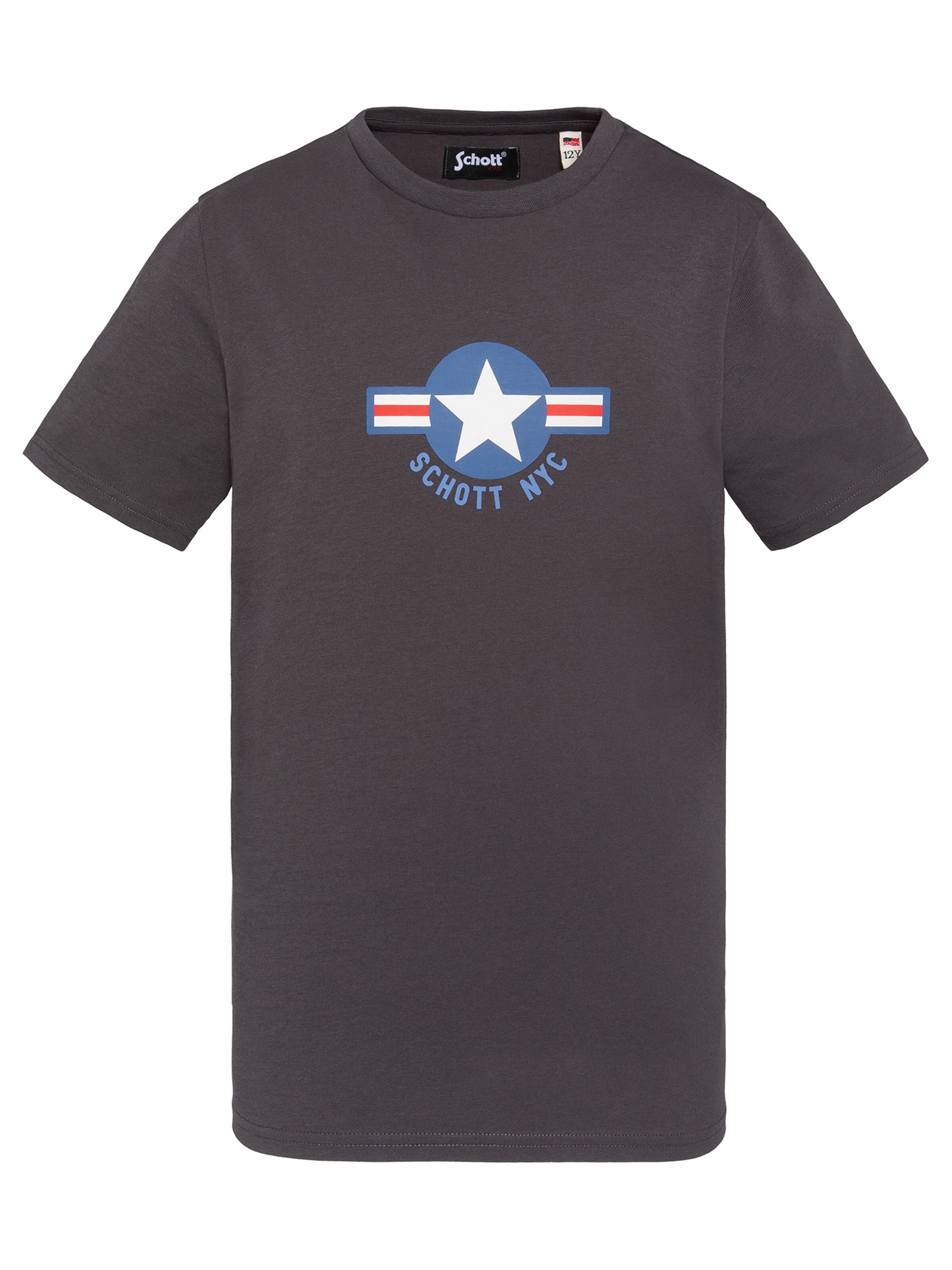 Sweat Schott NYC en gris : devant