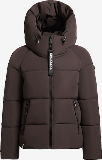 khujo Ziemas jaka 'Ono', krāsa - baklažāna, Preces skats