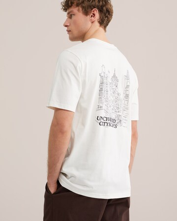 WE Fashion Majica | bež barva: sprednja stran