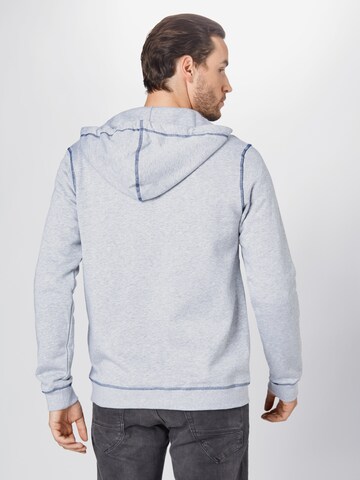 Urban Classics Regular fit Zip-Up Hoodie in Grey