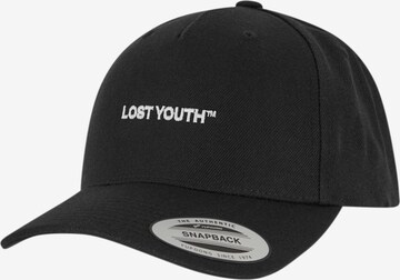 Lost Youth Cap in Black: front