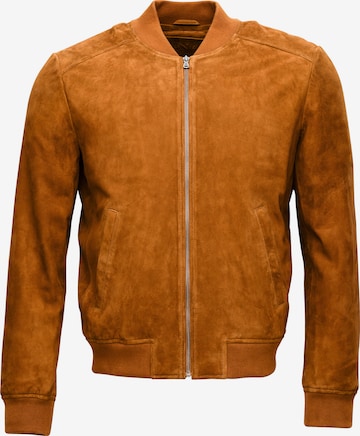 18N62 Übergangsjacke 'NEAnglo' in Braun: Vorderseite