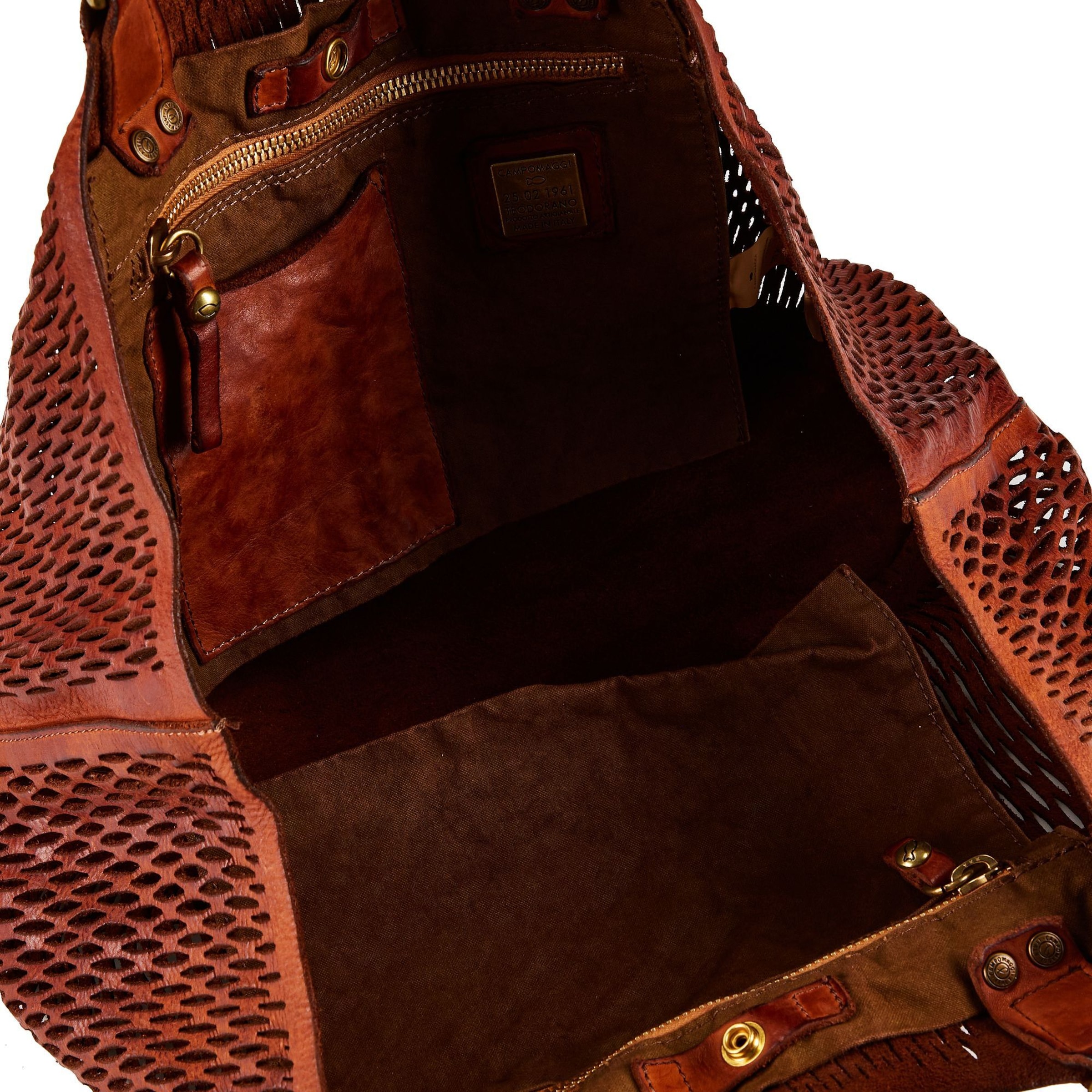 Borsa a spalla 'Cosima' di Campomaggi in marrone