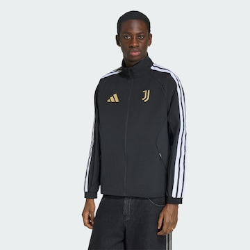 ADIDAS PERFORMANCE Trainingsjack 'Juventus Turin Anthem' in Zwart: voorkant