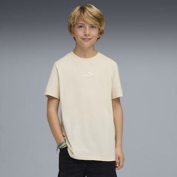 PUMA Functioneel shirt 'Essentials No. 1' in Beige: voorkant