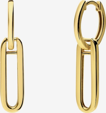 Lucardi Oorbellen 'Minimalistisch' in Goud: voorkant