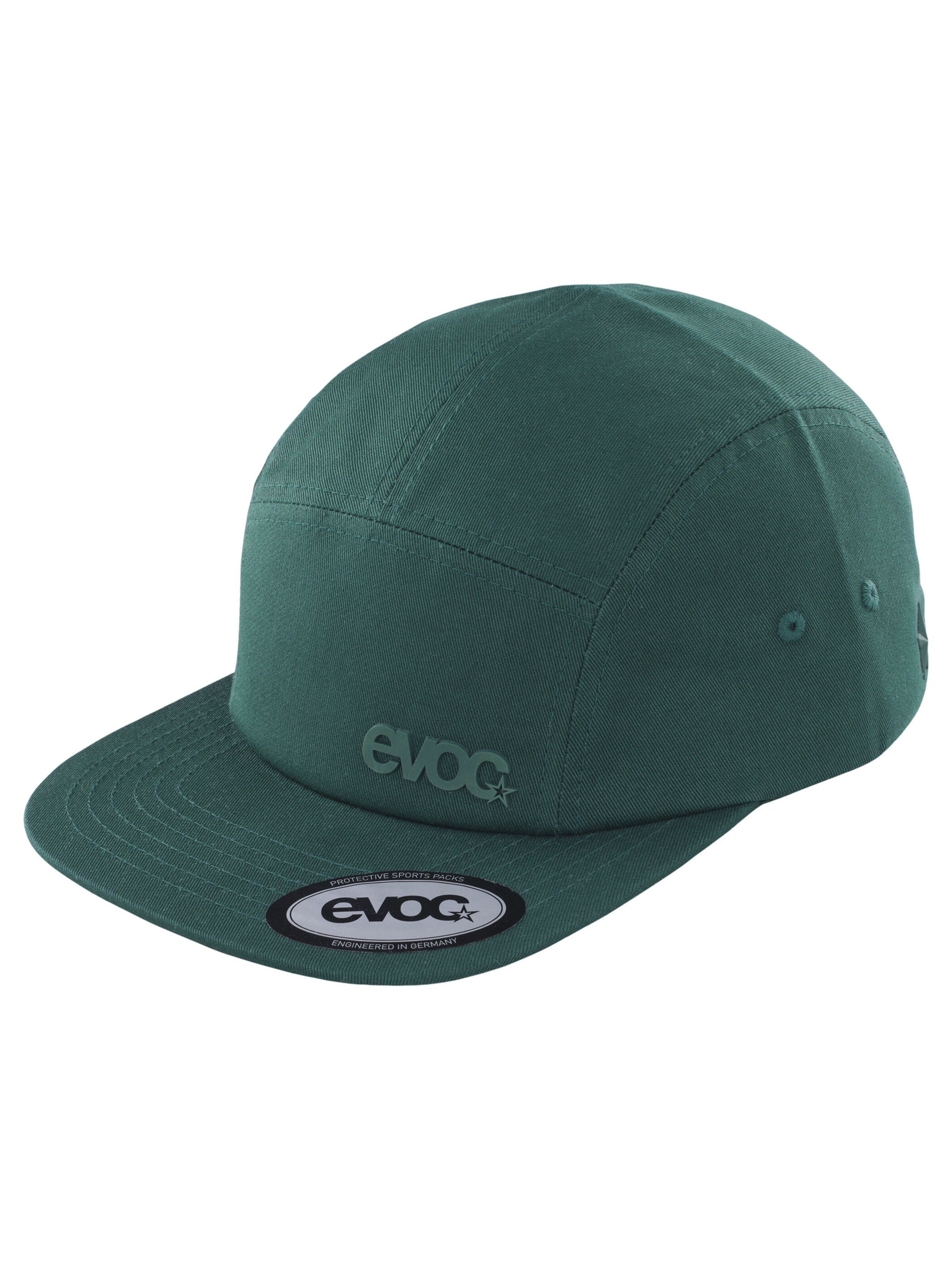 EVOC Cap 'Five panel' in Green: front