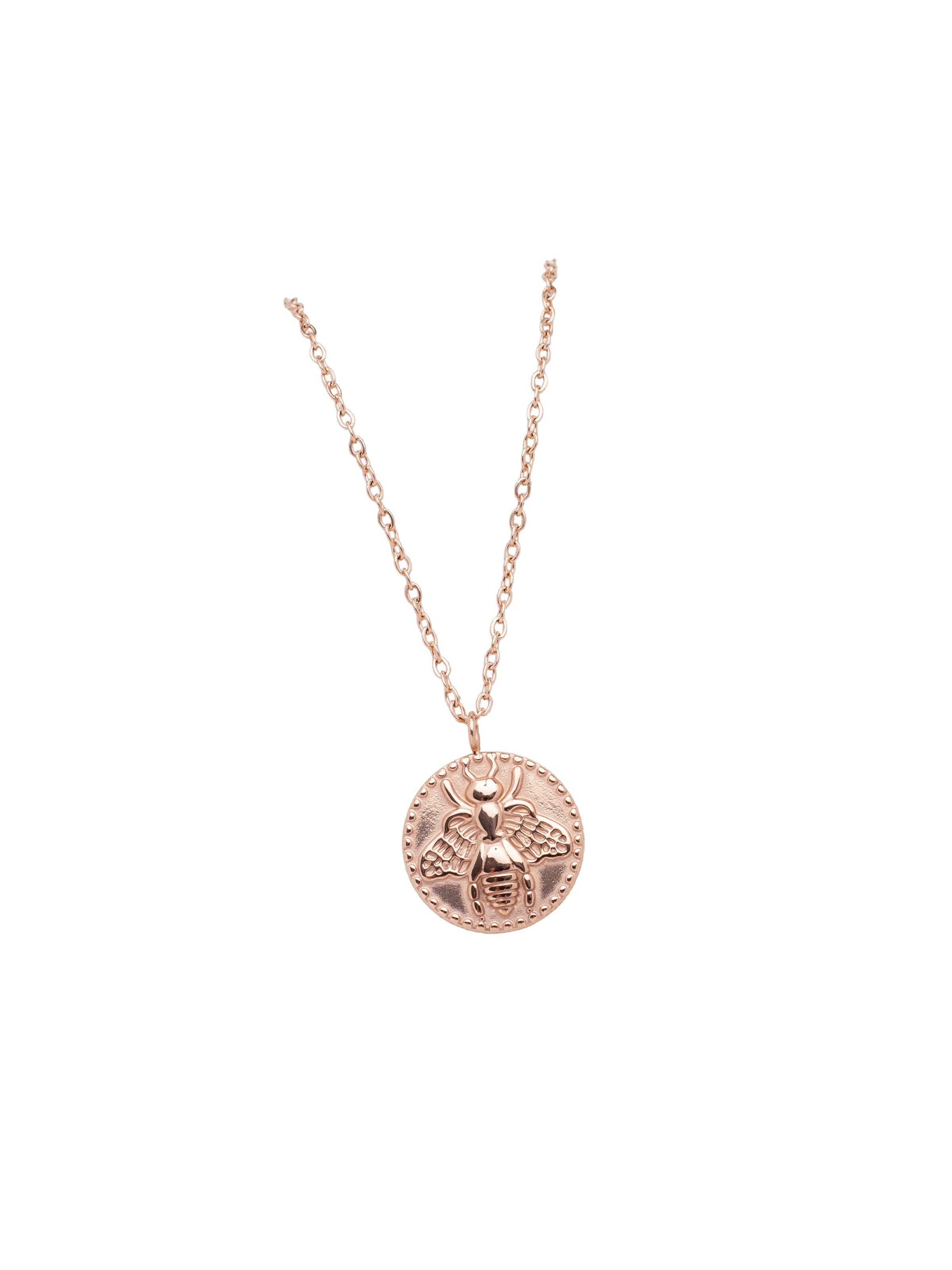 LUUK LIFESTYLE Necklace in Gold: front