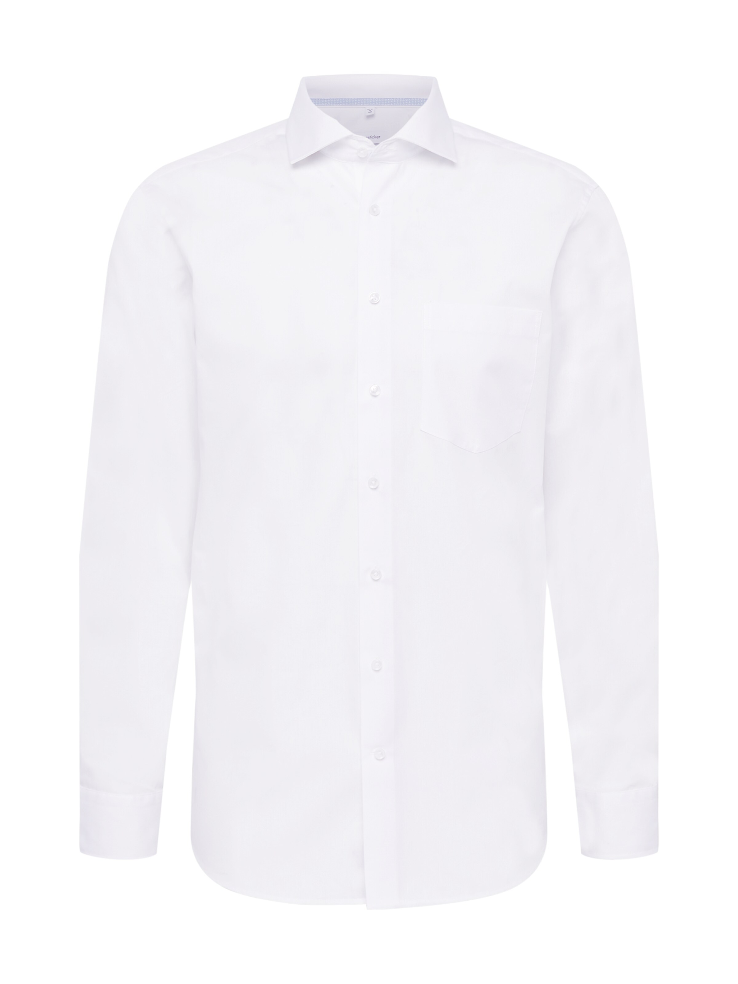 SEIDENSTICKER Zakelijk overhemd in Wit: voorkant