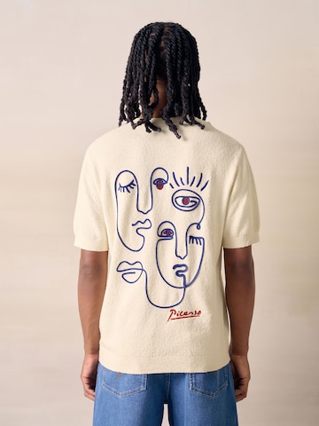 Next Pullover 'Picasso' in Weiß: Vorderseite