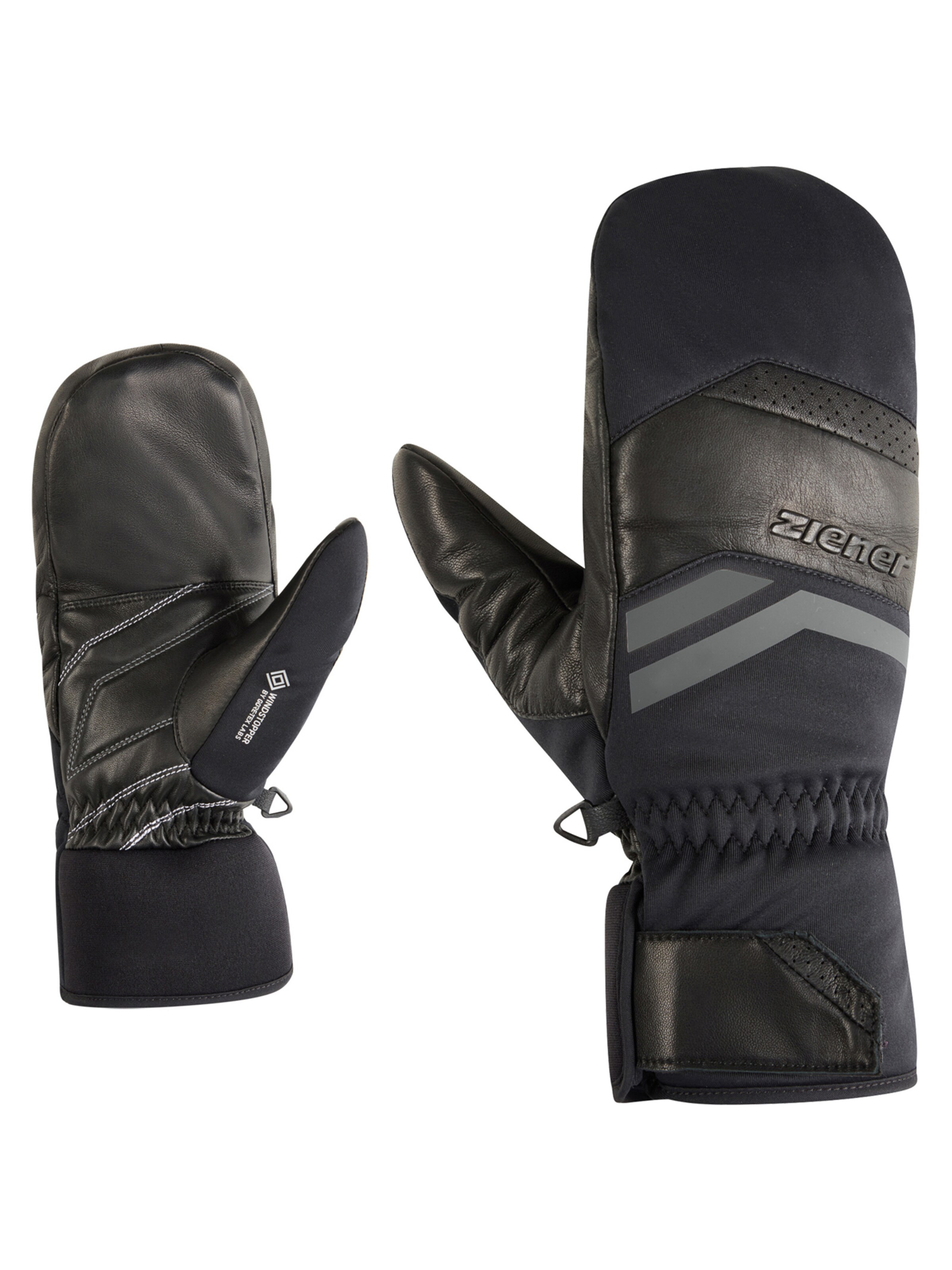 ZIENER Athletic Gloves 'Gudwigo' in Black: front