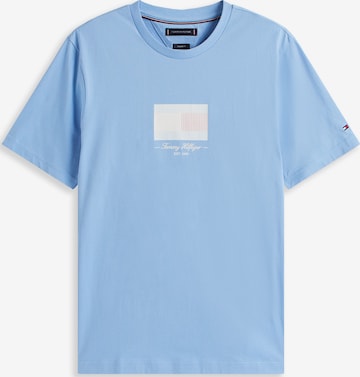 mėlyna TOMMY HILFIGER Marškinėliai 'ITHACA': priekis