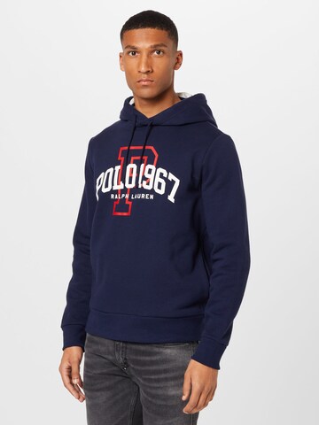 Polo Ralph Lauren Sweatshirt in Blauw: voorkant