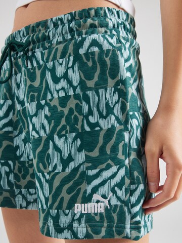 PUMA Regular Sports trousers 'Ess' in Green