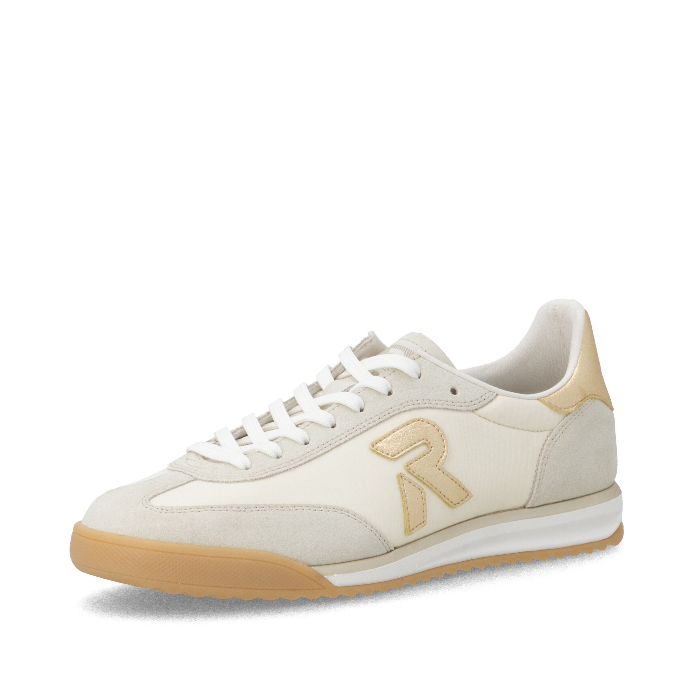 Baskets basses ' W4000 ' Rieker en blanc : devant