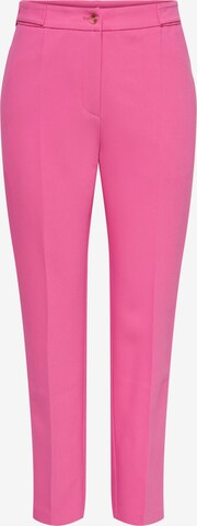 ONLY - regular Pantalón de pinzas en rosa: frente