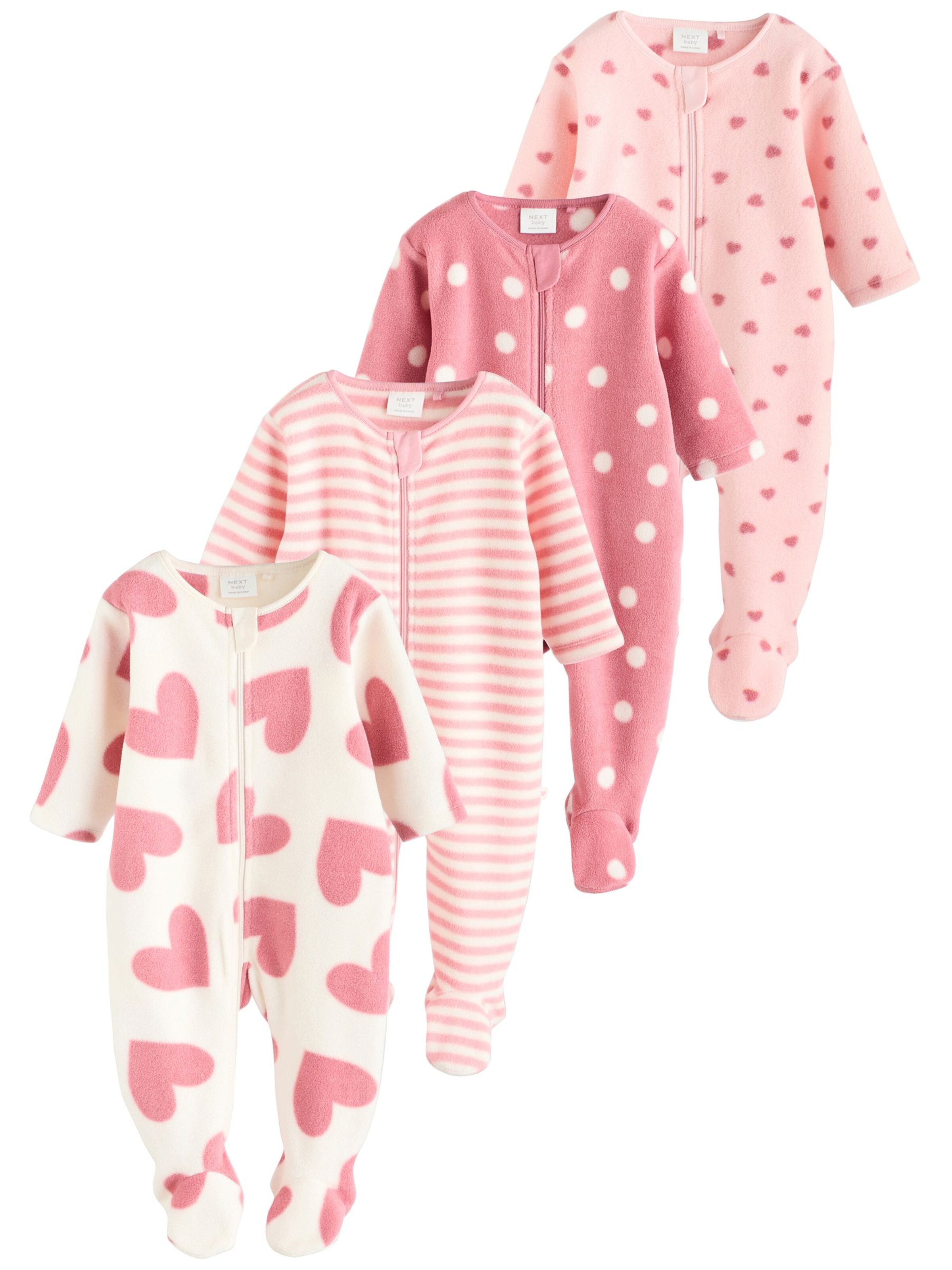 Next Комплект пижама в розово: отпред