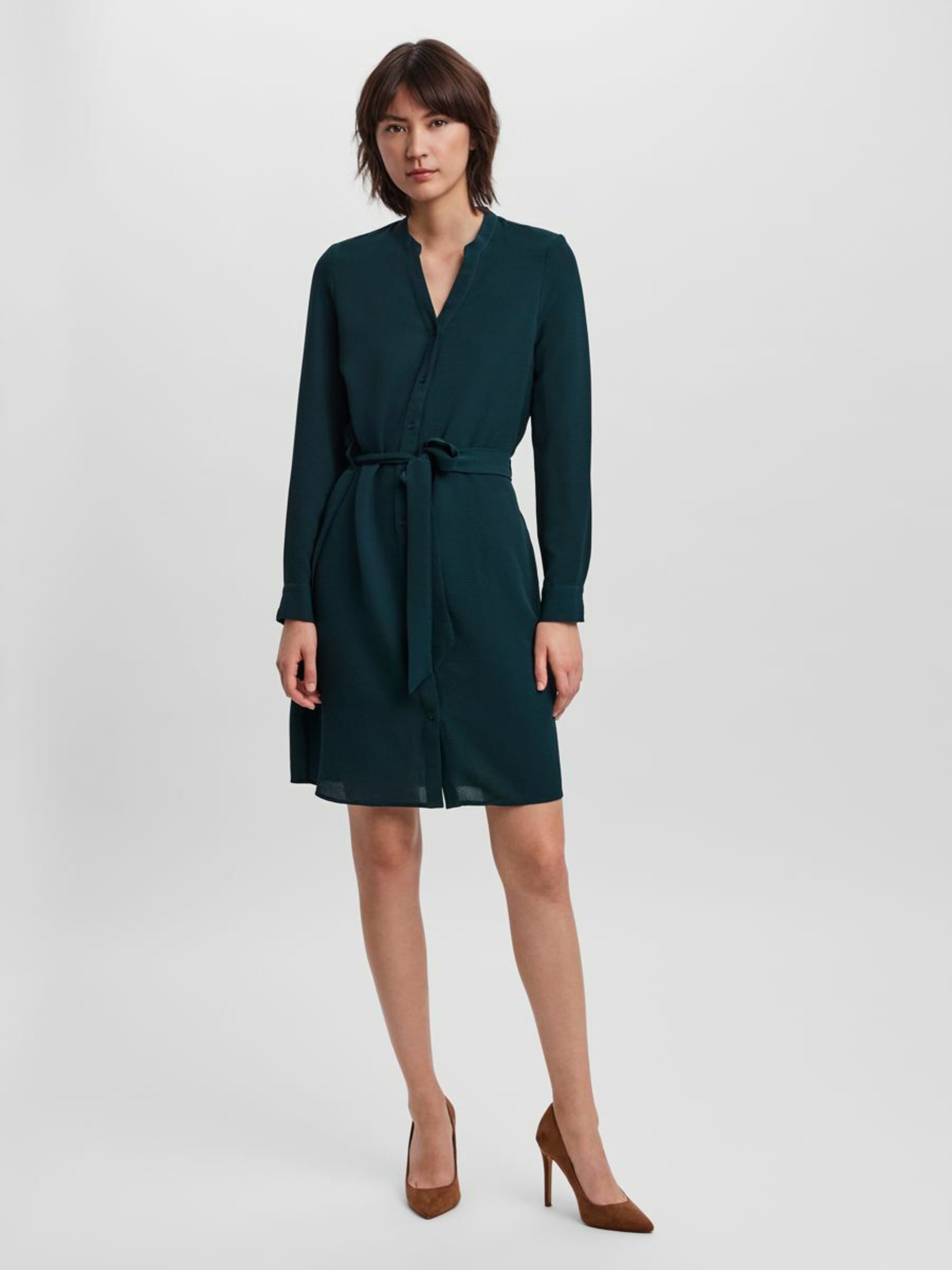 Frauen Kleider VERO MODA Kleid in Blau - JL46302 Frauen Kleider VERO MODA Kleid in Blau - JL46302